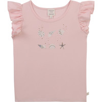 vaatteet Tytöt Lyhythihainen t-paita Carrément Beau Y15378-44L Vaaleanpunainen