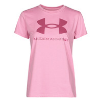 vaatteet Naiset Lyhythihainen t-paita Under Armour LIVE SPORTSTYLE GRAPHIC SSC Vaaleanpunainen