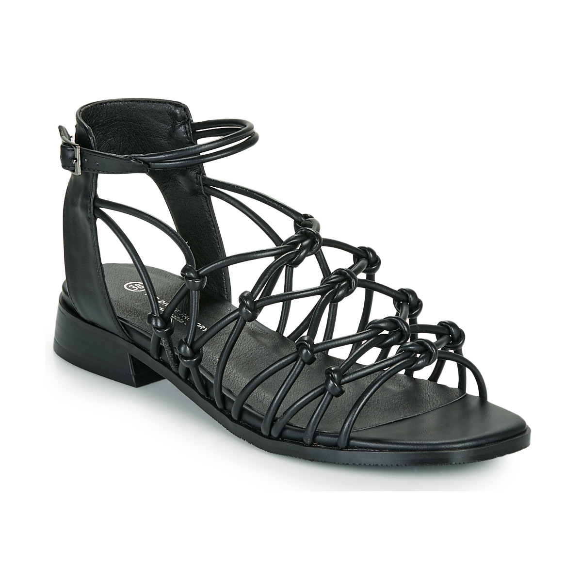 kengät Naiset Sandaalit ja avokkaat The Divine Factory LS1793H Musta