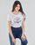 vaatteet Naiset Lyhythihainen t-paita Ikks BS10185-11 Vaalea