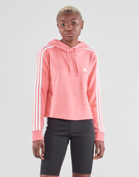 vaatteet Naiset Svetari adidas Performance W 3S FT CRO HD Vaaleanpunainen