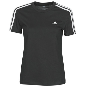 vaatteet Naiset Lyhythihainen t-paita Adidas Sportswear W 3S T Musta