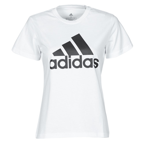 vaatteet Naiset Lyhythihainen t-paita Adidas Sportswear W BL T Valkoinen