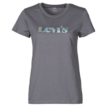 vaatteet Naiset Lyhythihainen t-paita Levi's THE PERFECT TEE Musta
