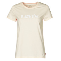 vaatteet Naiset Lyhythihainen t-paita Levi's THE PERFECT TEE Beige