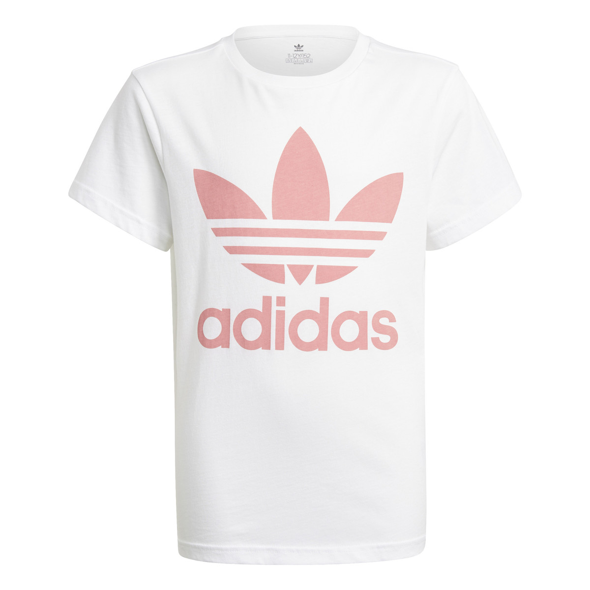 vaatteet Lapset Lyhythihainen t-paita adidas Originals HOULILA Valkoinen