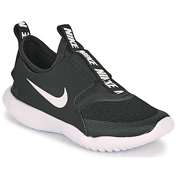 kengät Lapset Juoksukengät / Trail-kengät Nike FLEX RUNNER PS Musta / Valkoinen