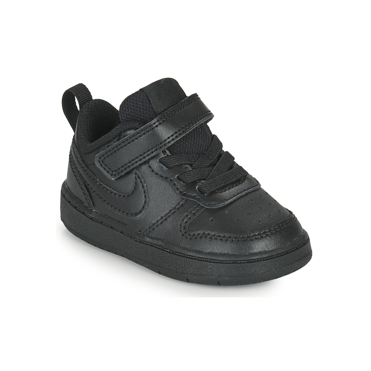 kengät Lapset Matalavartiset tennarit Nike COURT BOROUGH LOW 2 TD Musta