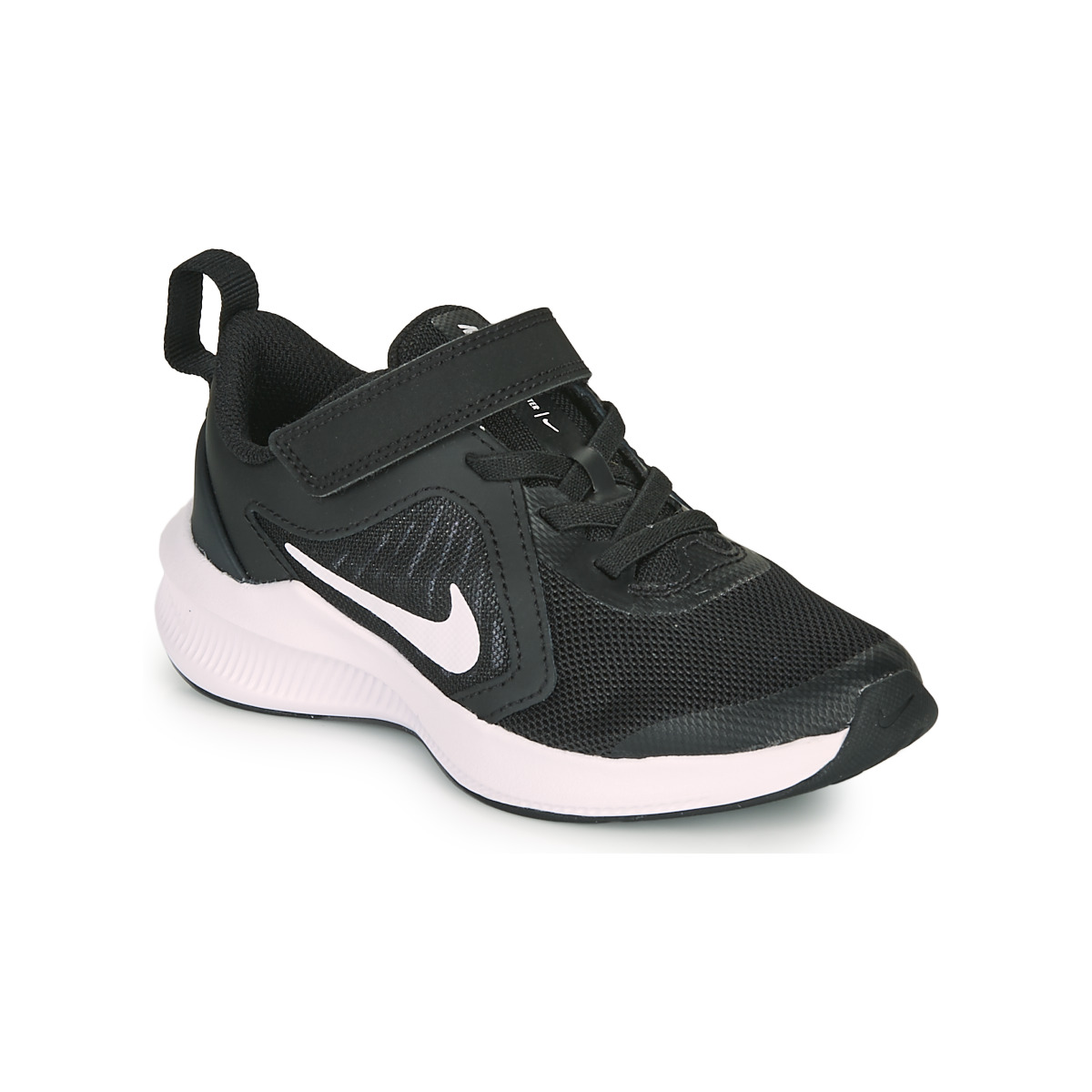 kengät Lapset Urheilukengät Nike DOWNSHIFTER 10 PS Musta / Valkoinen