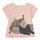 vaatteet Tytöt Lyhythihainen t-paita Ikks XS10100-32 Vaaleanpunainen