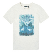 vaatteet Pojat Lyhythihainen t-paita Ikks XS10183-22-C Valkoinen