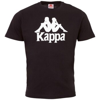 vaatteet Pojat Lyhythihainen t-paita Kappa Caspar Kids Musta
