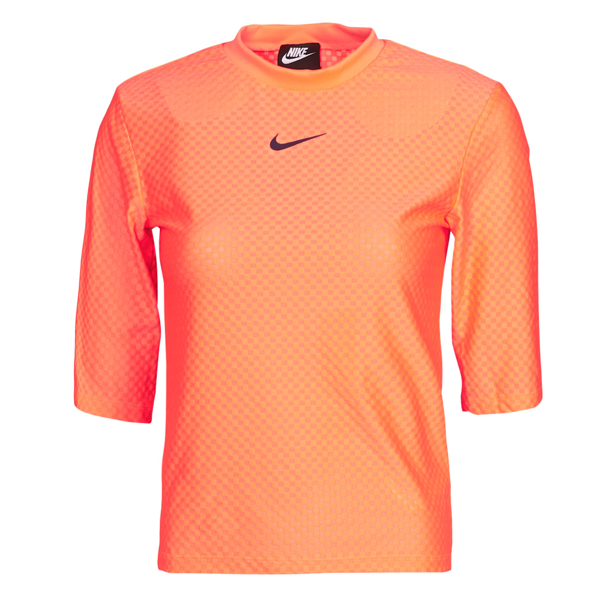 vaatteet Naiset Lyhythihainen t-paita Nike NSICN CLSH TOP SS MESH Oranssi