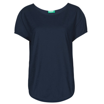 vaatteet Naiset Lyhythihainen t-paita Benetton FOLLIA Sininen