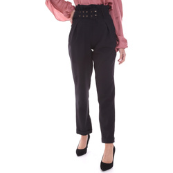 vaatteet Naiset Chino-housut / Porkkanahousut Gaudi 021FD25013 Musta