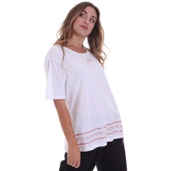 vaatteet Naiset Lyhythihainen t-paita Ea7 Emporio Armani 6HTT32 TJ52Z Valkoinen