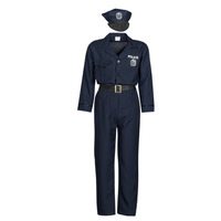 vaatteet Miehet Naamiaisasut Fun Costumes COSTUME ADULTE OFFICIER DE POLICE Monivärinen