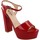 kengät Naiset Sandaalit ja avokkaat L'amour  Punainen