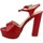 kengät Naiset Sandaalit ja avokkaat L'amour  Punainen