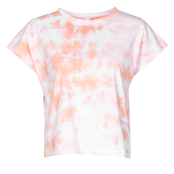 vaatteet Naiset Lyhythihainen t-paita Yurban ONILA Valkoinen / Vaaleanpunainen
