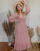 vaatteet Naiset Pitkä mekko Céleste COLOMBE Vaaleanpunainen