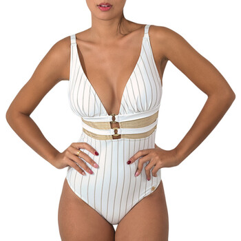 vaatteet Naiset Yksiosainen uimapuku Sun Playa 1804 CHILL BLANC Valkoinen