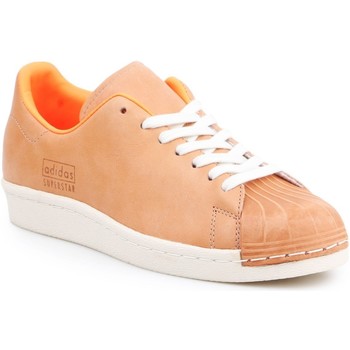 kengät Miehet Matalavartiset tennarit adidas Originals Adidas Superstar 80s Clean BA7767 brown, orange
