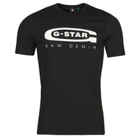 vaatteet Miehet Lyhythihainen t-paita G-Star Raw GRAPHIC 4 SLIM Musta