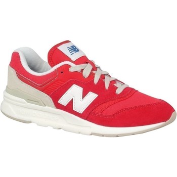 kengät Lapset Matalavartiset tennarit New Balance 997 Punainen, Valkoiset