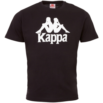 vaatteet Pojat Lyhythihainen t-paita Kappa Caspar Kids T-Shirt Musta