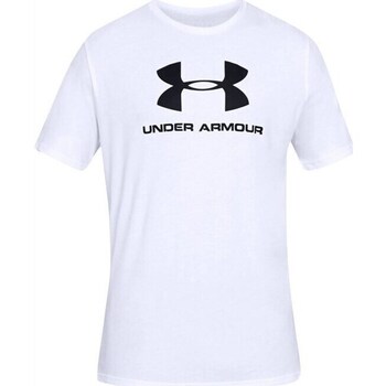 vaatteet Miehet Lyhythihainen t-paita Under Armour Sportstyle Logo Tee Valkoinen