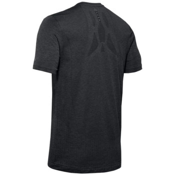 Under Armour Rush Seamless Fitted SS Tee Musta