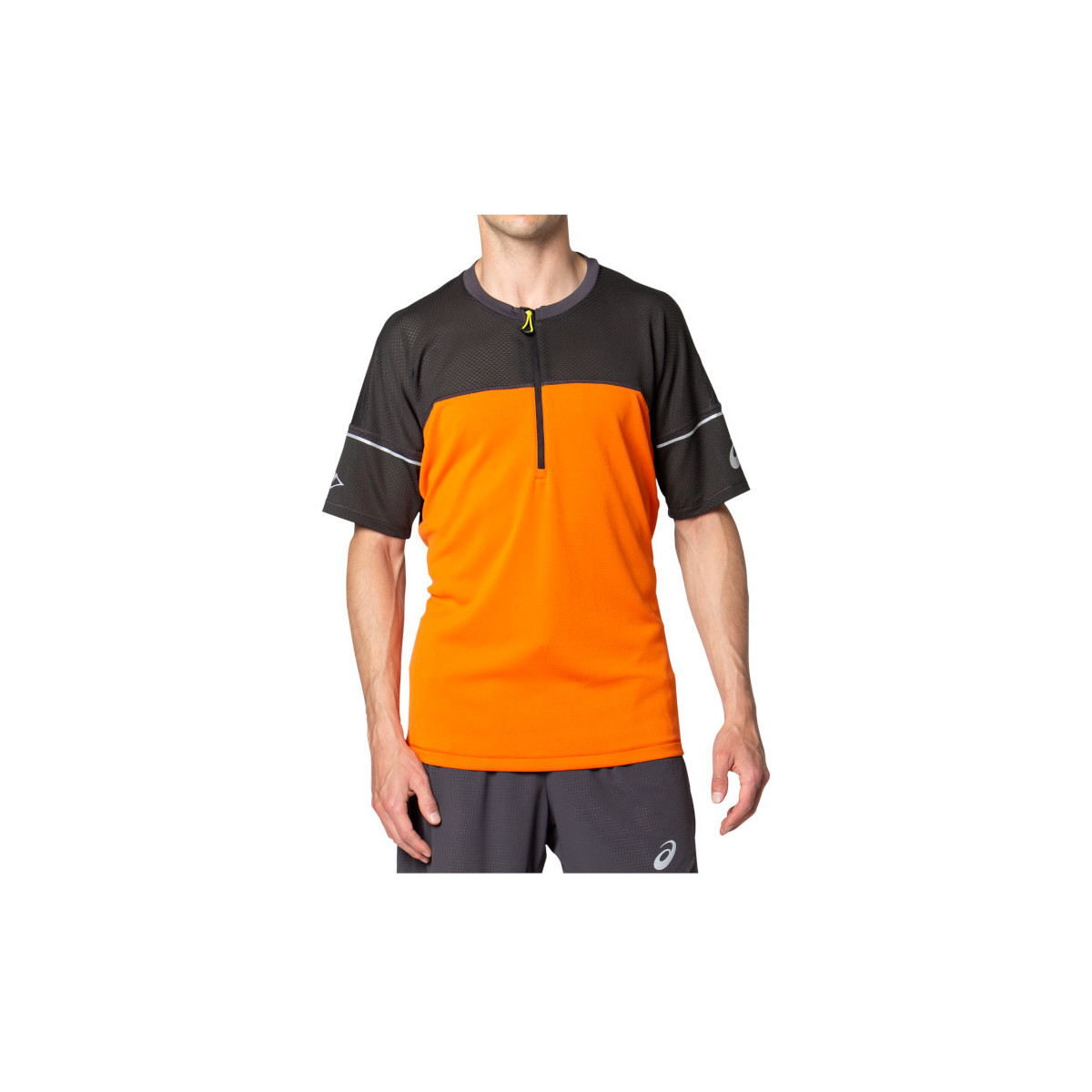 vaatteet Miehet Lyhythihainen t-paita Asics Fujitrail Top Tee Oranssi