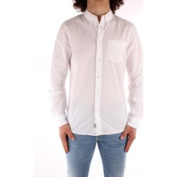 vaatteet Miehet Pitkähihainen paitapusero Blauer 21SBLUS01223 Valkoinen