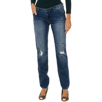 vaatteet Naiset Housut Armani jeans 6X5J06-5DZJZ-1500 Sininen