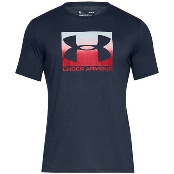 vaatteet Miehet Lyhythihainen t-paita Under Armour Boxed Sportstyle Valkoiset, Tummansininen, Punainen