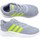 kengät Lapset Matalavartiset tennarit adidas Originals Lite Racer 2 Harmaat, Vaaleanvihreä