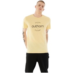 vaatteet Miehet Lyhythihainen t-paita Outhorn TSM600A Keltainen