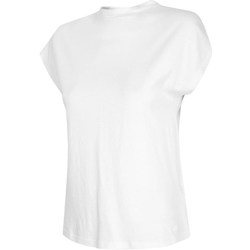 vaatteet Miehet Lyhythihainen t-paita 4F TSD038 Valkoiset