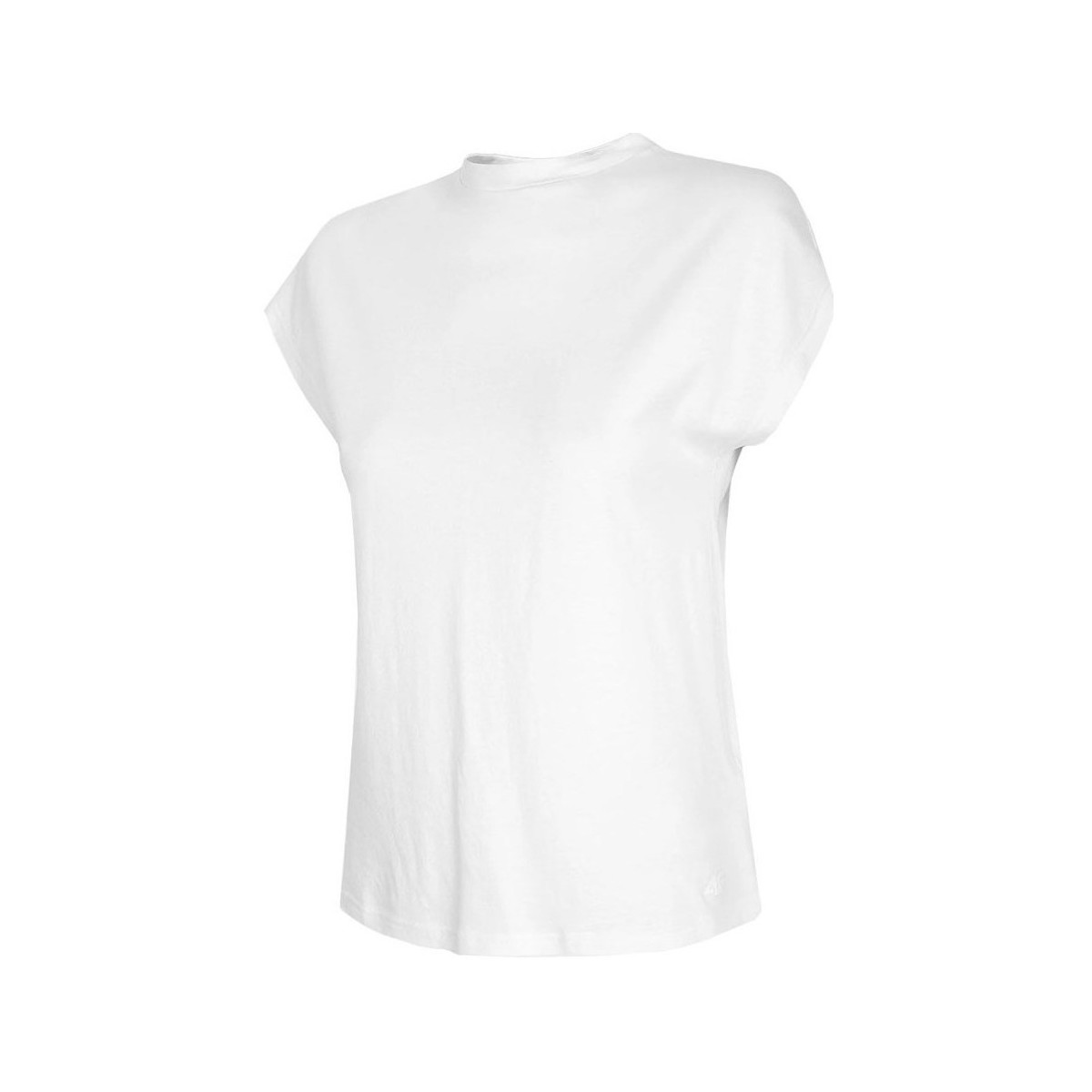 vaatteet Naiset Lyhythihainen t-paita 4F TSD038 Valkoinen