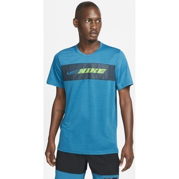 vaatteet Miehet Lyhythihainen t-paita Nike CAMISETA MANGA CORTA HOMBRE  CZ1496 Sininen