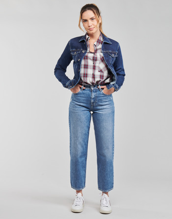 vaatteet Naiset Suorat farkut Pepe jeans DOVER Sininen / Clear