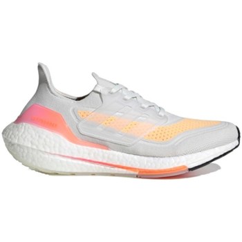 kengät Naiset Juoksukengät / Trail-kengät adidas Originals Ultraboost 21 W Oranssin väriset, Harmaat