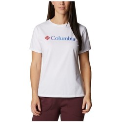 vaatteet Naiset Lyhythihainen t-paita Columbia Sun Trek W Graphic Tee Valkoinen