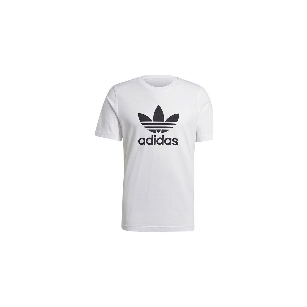 vaatteet Miehet Lyhythihainen t-paita adidas Originals Trefoil Valkoinen