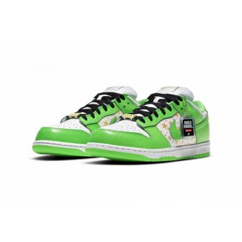 kengät Matalavartiset tennarit Nike SB Dunk Low x Supreme Mean Green Mean Green/White/Black