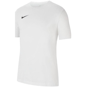 vaatteet Miehet Lyhythihainen t-paita Nike Dri-Fit Park 20 Tee Valkoinen