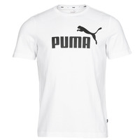 vaatteet Miehet Lyhythihainen t-paita Puma ESS LOGO TEE Valkoinen