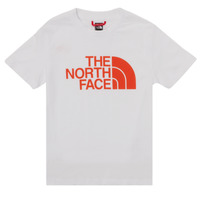 vaatteet Pojat Lyhythihainen t-paita The North Face EASY TEE SS Valkoinen