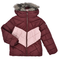vaatteet Tytöt Toppatakki Columbia ARCTIC BLAST SNOW JACKET Viininpunainen / Vaaleanpunainen